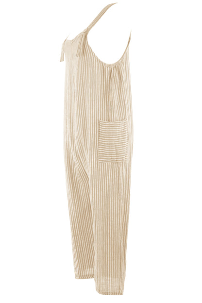 Stripes Cotton Dungaree