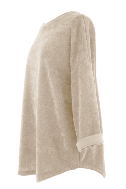 Chenille Necklace Top