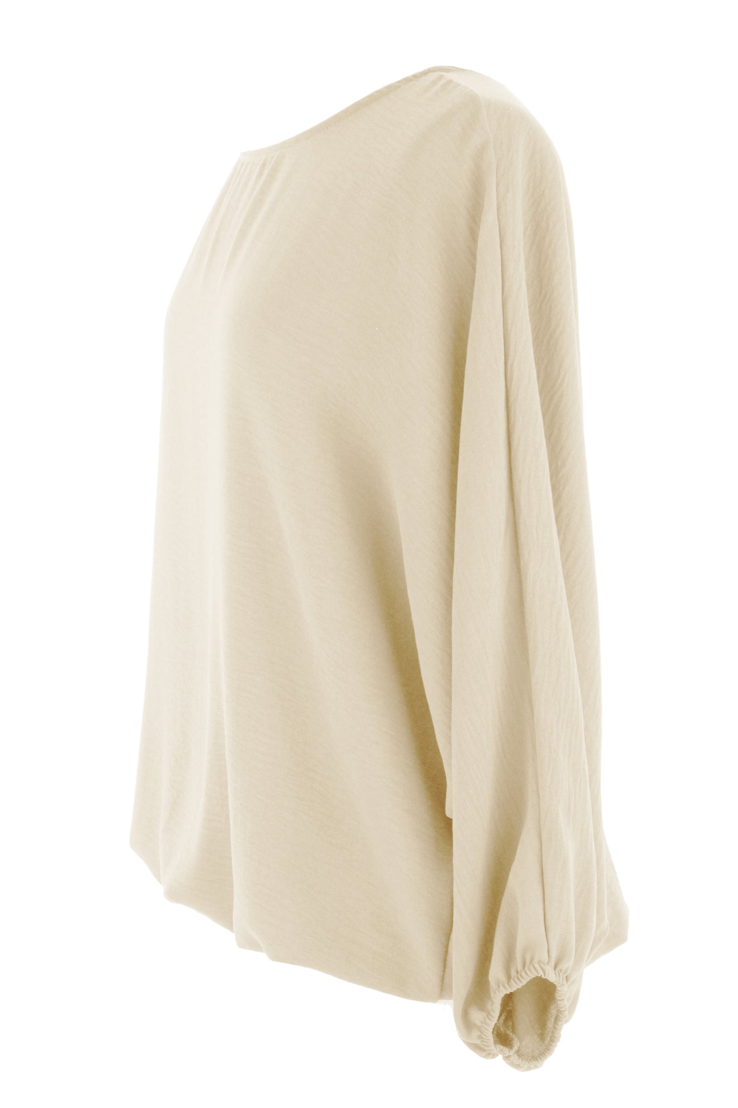 Puffball Hem Necklace Top
