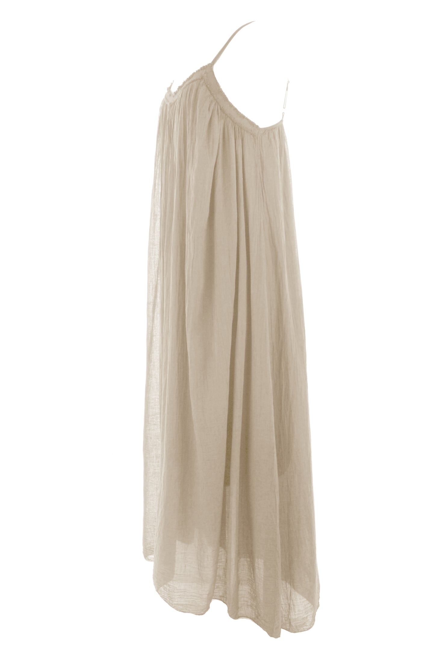 Strappy Cotton Midi Dress