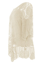 Load image into Gallery viewer, Scoop Hem Crochet Top
