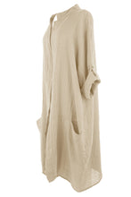 Load image into Gallery viewer, Tulip Linen Jacket
