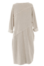 Load image into Gallery viewer, Frayed Detail Corduroy Dress
