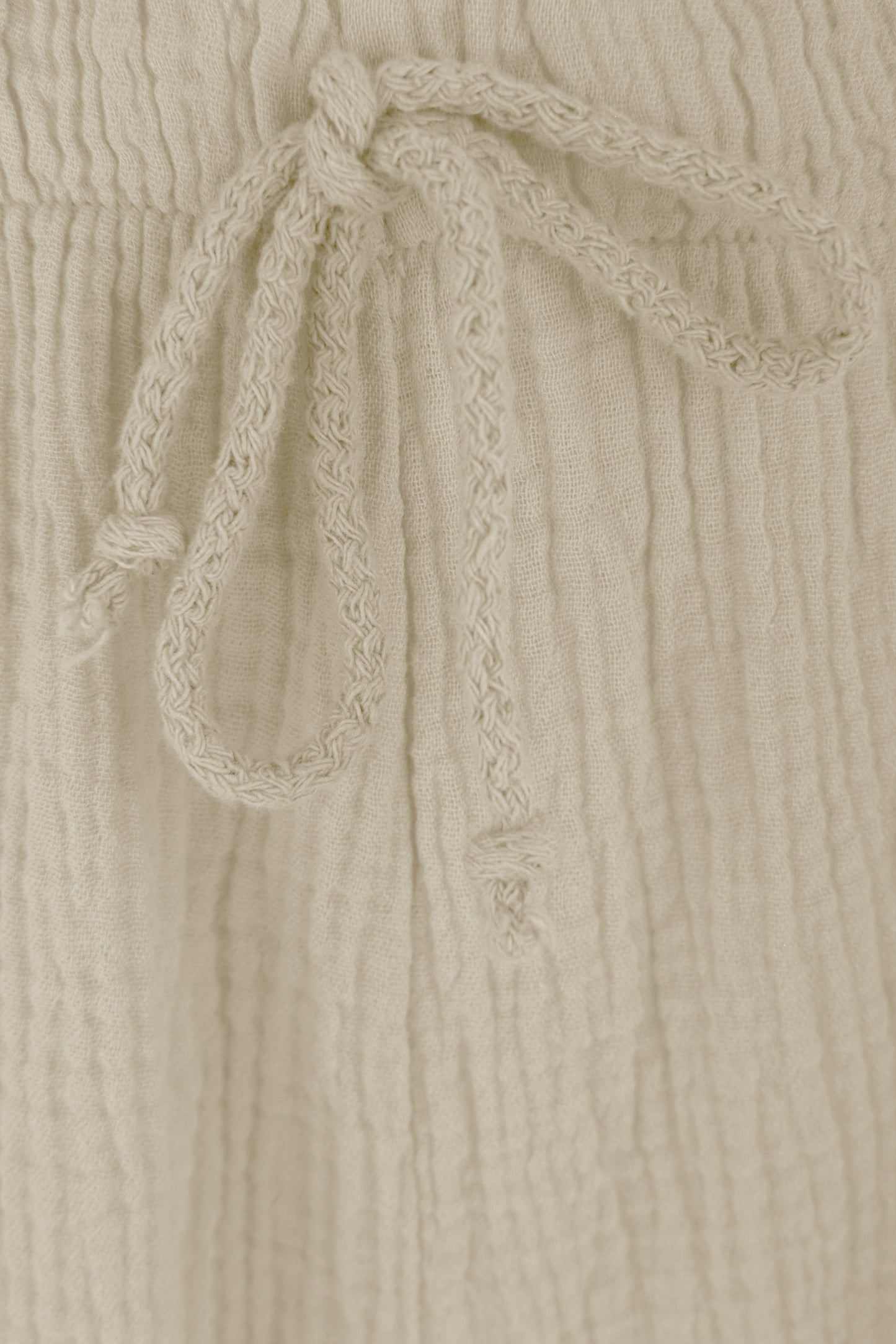 2 Pocket Cheesecloth Cotton Shorts