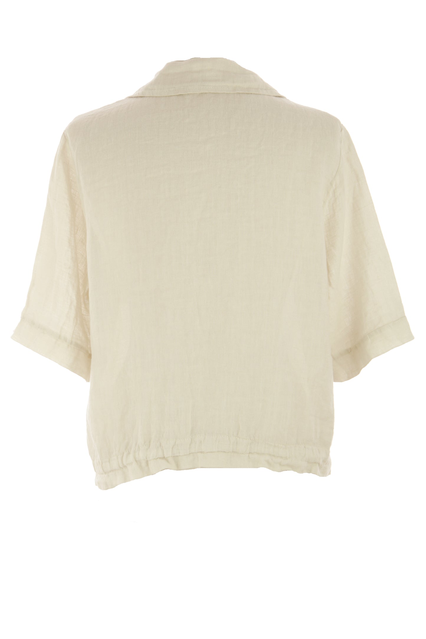 Beaded Pocket Linen Shirt