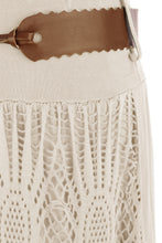 Load image into Gallery viewer, Crochet Tiered Belted Skirt
