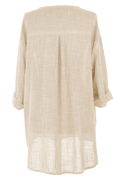 Button Detail Cotton Top