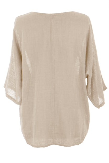 Cotton Necklace Top