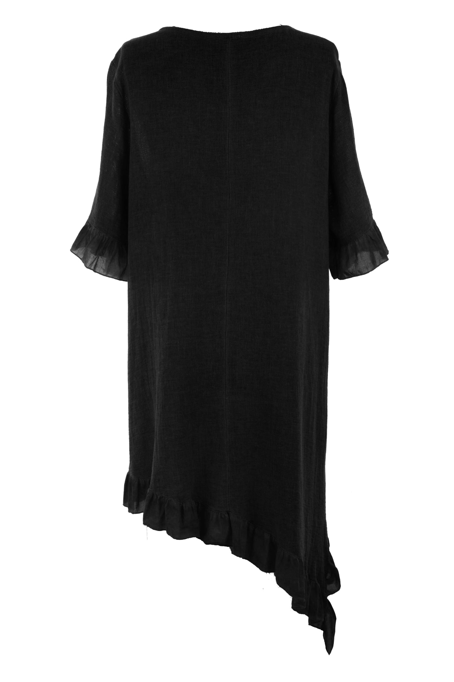 Diagonal Hem Teabag Dress