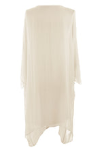 Load image into Gallery viewer, Ruched Front Silk Dress
