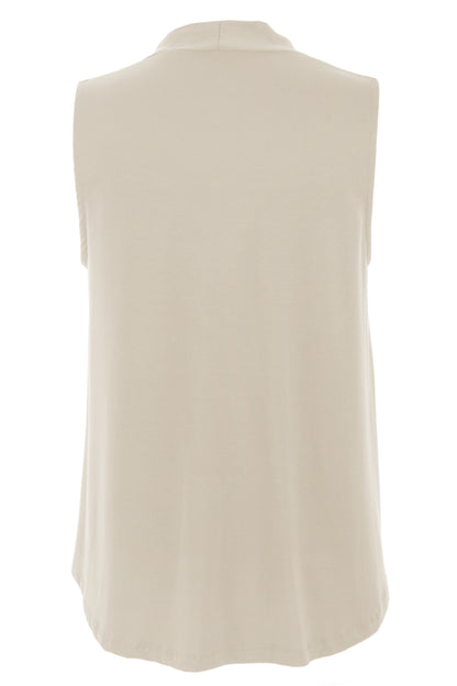 Sleeveless V Neck Top