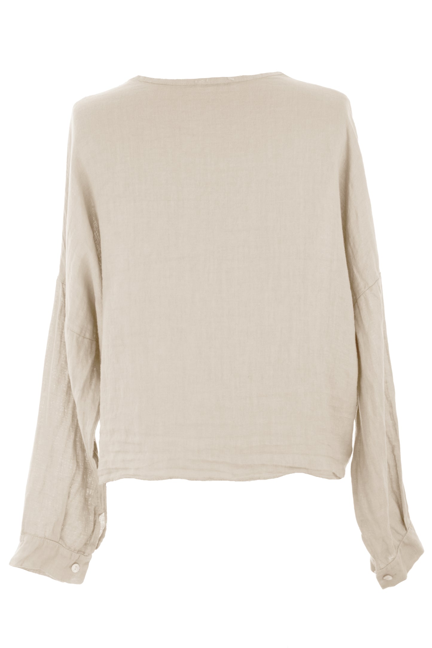 Tie Front Linen Shirt