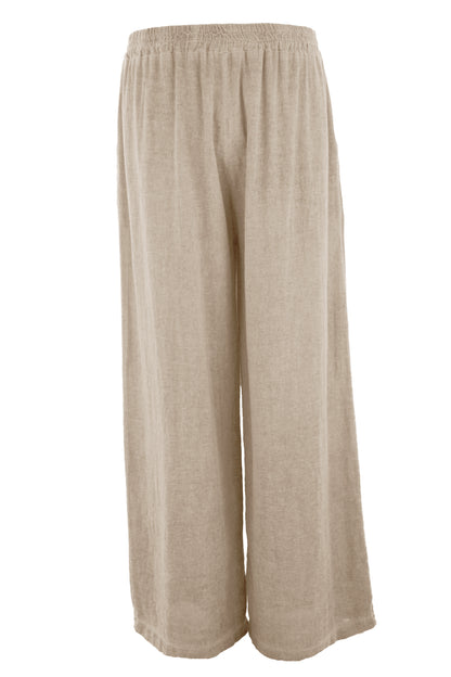 2 Crochet Pocket Linen Trouser