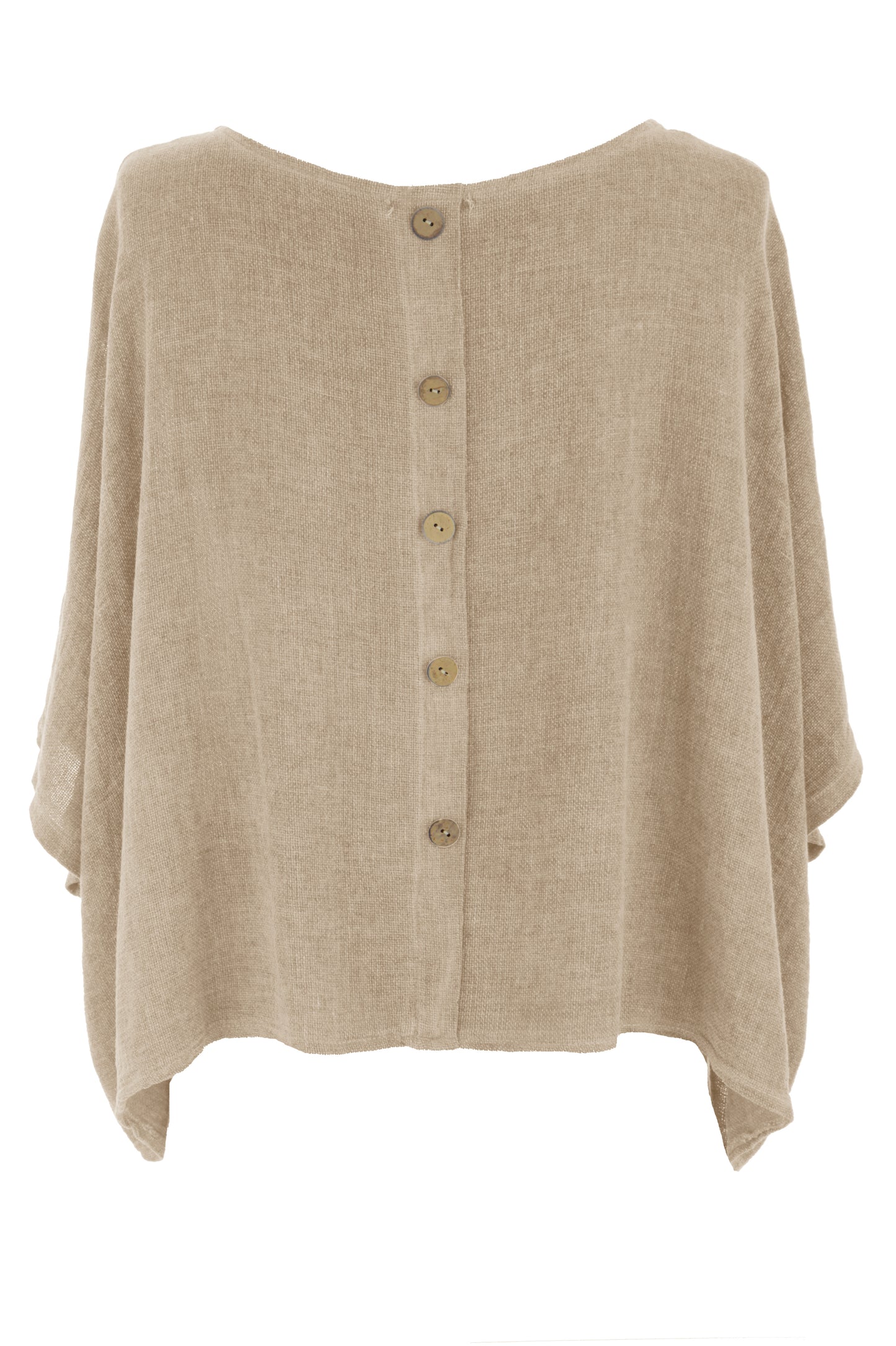Button Detail Back Teabag Top