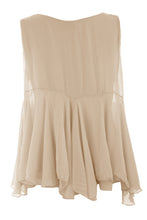 Load image into Gallery viewer, Sleeveless Swing Silk Top
