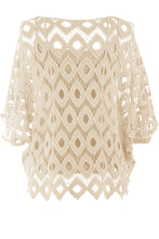 Load image into Gallery viewer, Diamond Crochet Top with Vest
