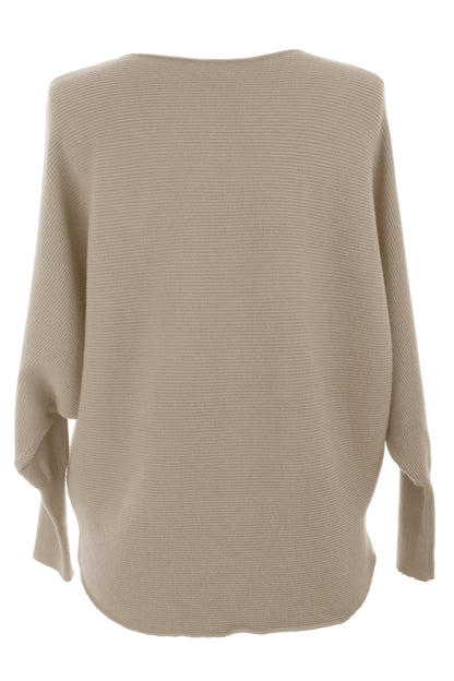 3 Sequin Star Ribbed Jumper