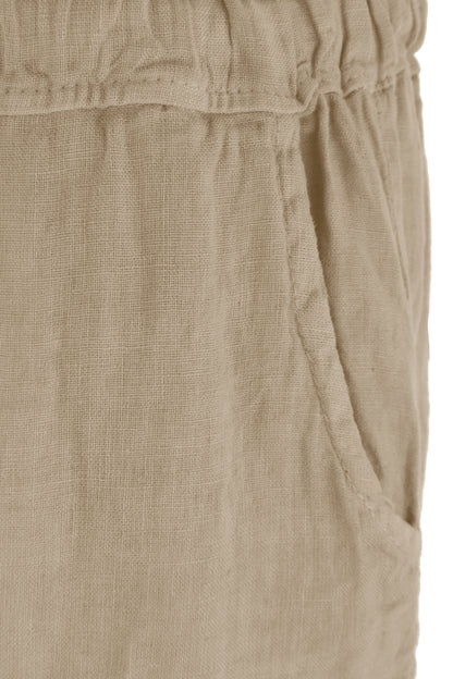 Tapered Linen Trouser