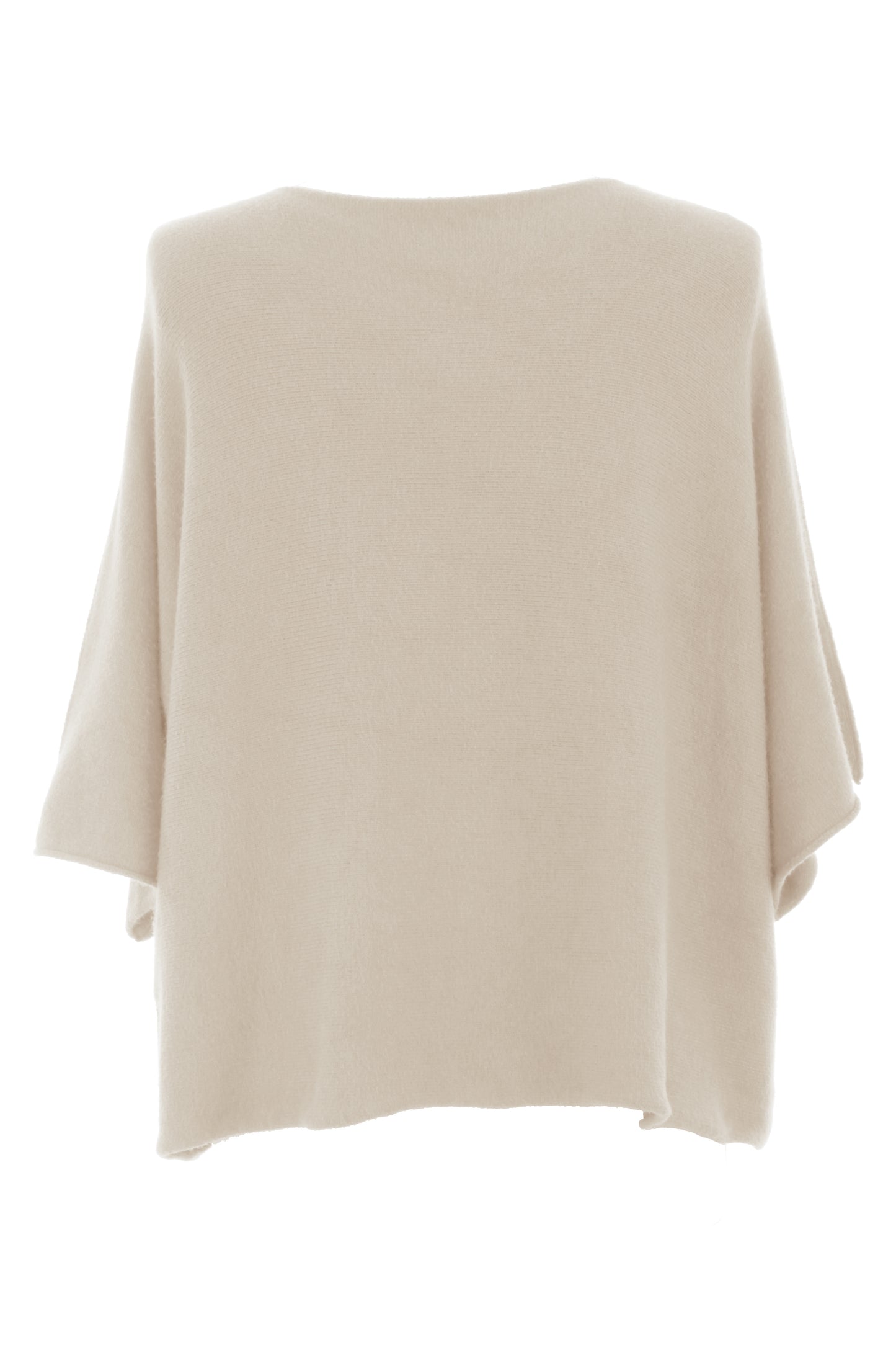 Batwing Short Sleeve Soft Knit Jumper