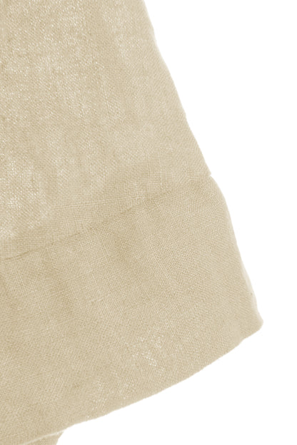 Twist Front Linen Crop Top