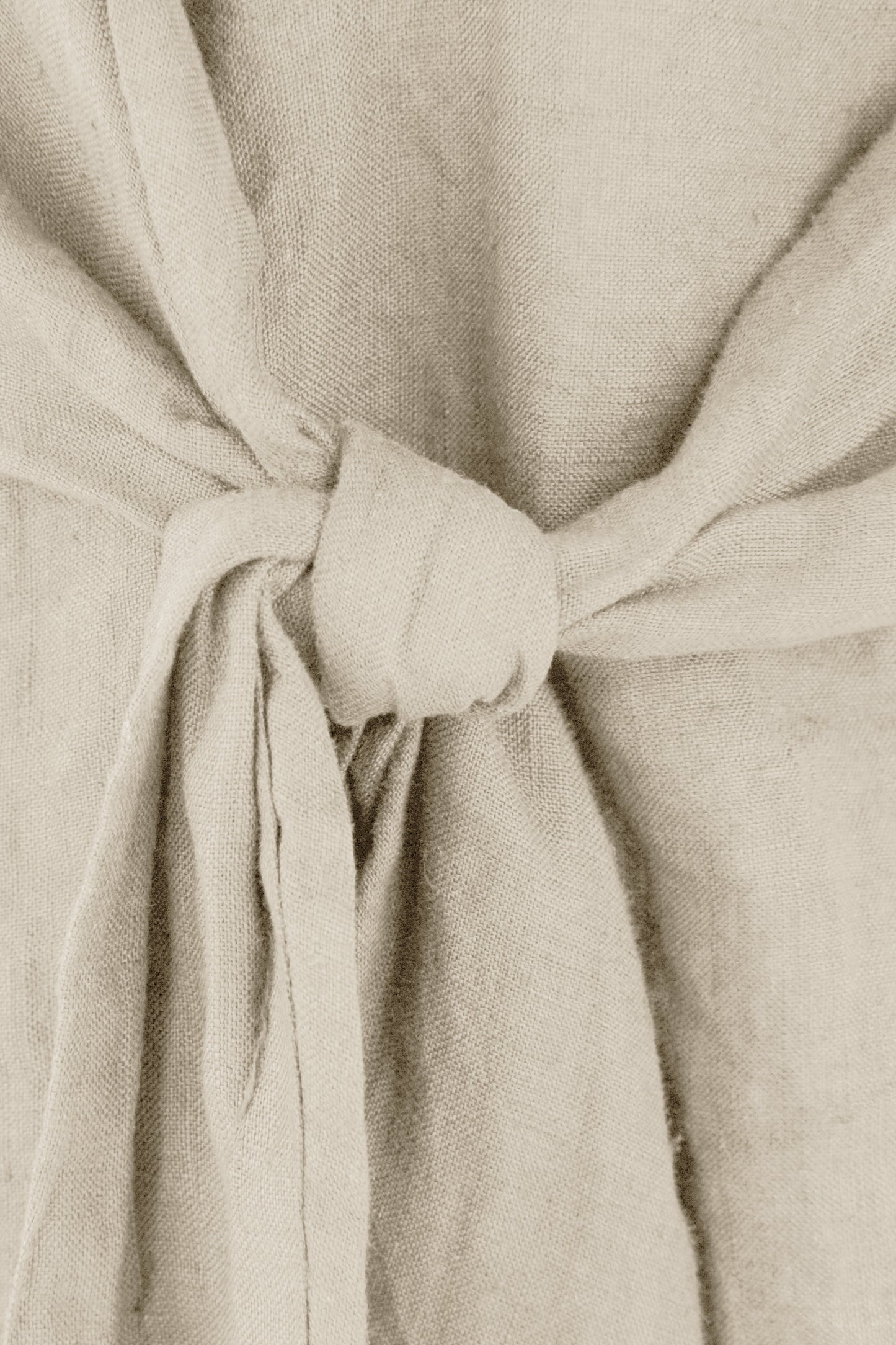 Sleeveless Side Tie Linen Top