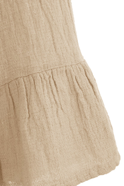 Tiered Teabag Linen Tunic