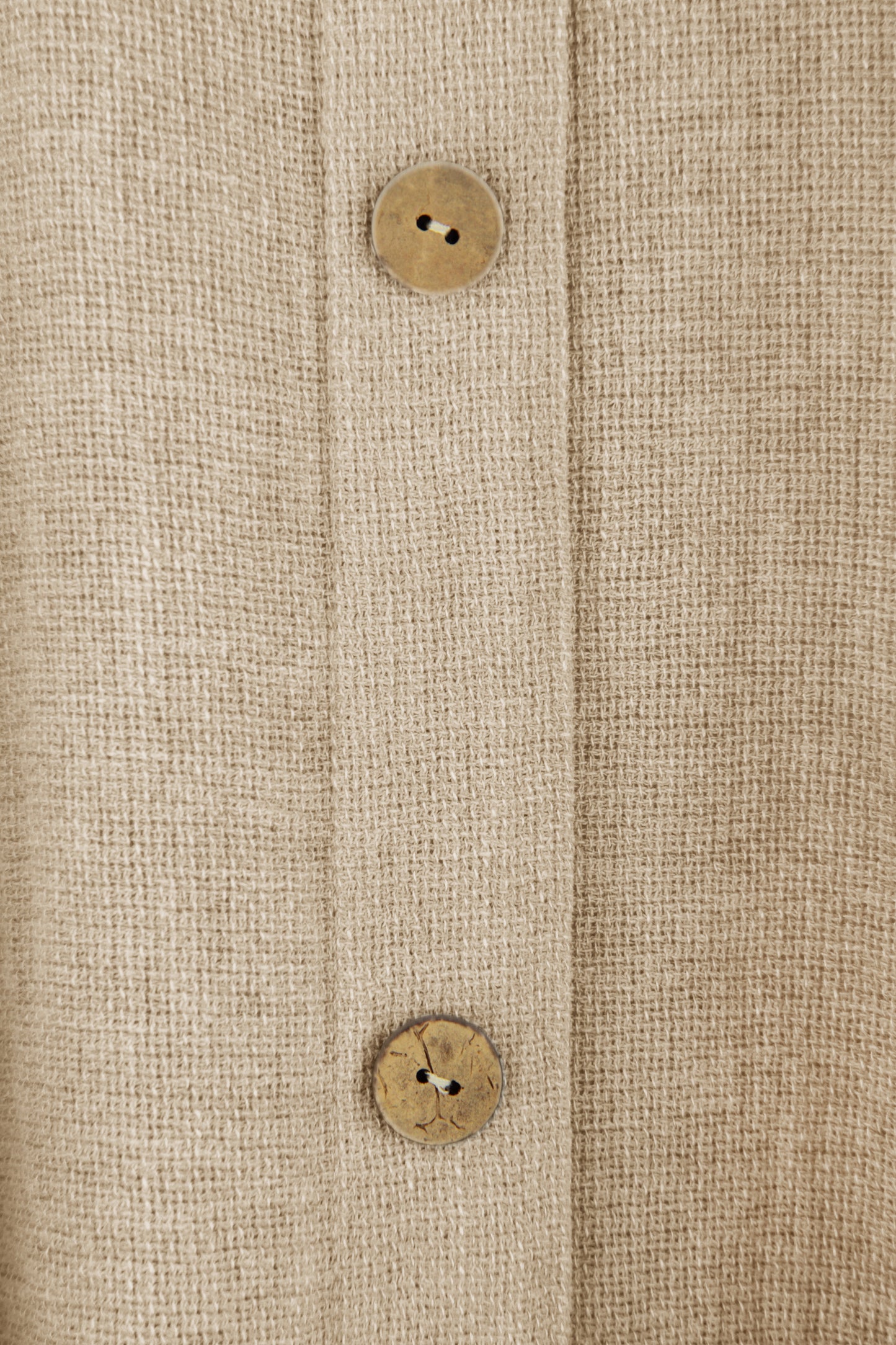 Button Detail Teabag Vest