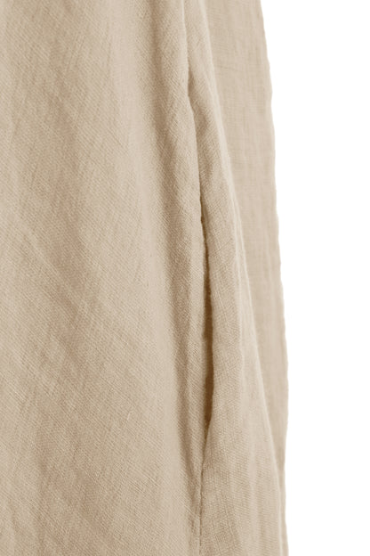 Sleeveless Linen Maxi