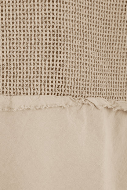 2 Piece Mesh Shrug Midi Dress