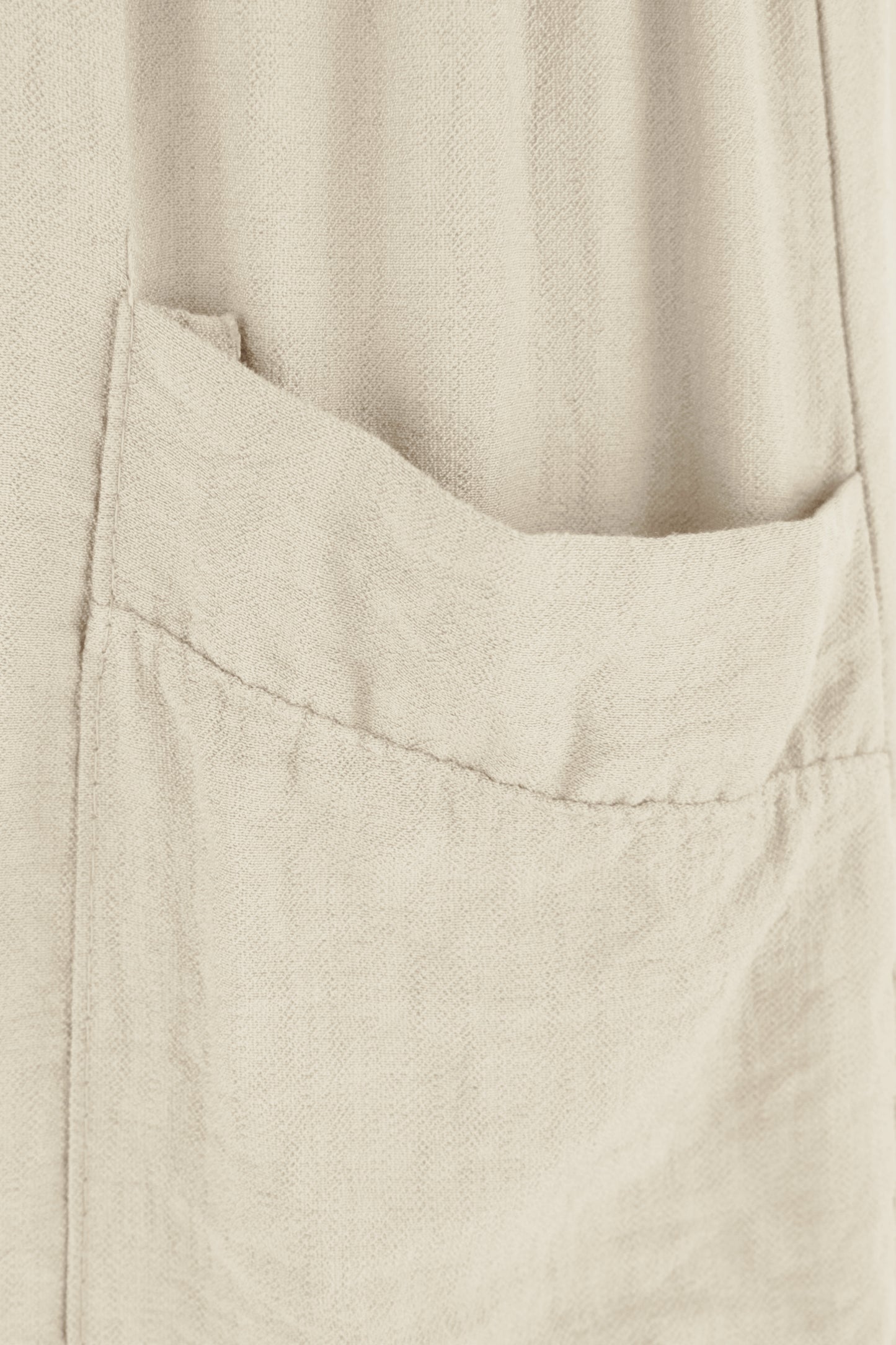 2 Pocket Ankle Length Barrel Leg Trouser