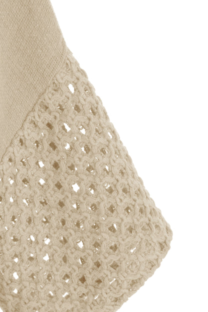 2 Pocket Crochet Detail Teabag Top