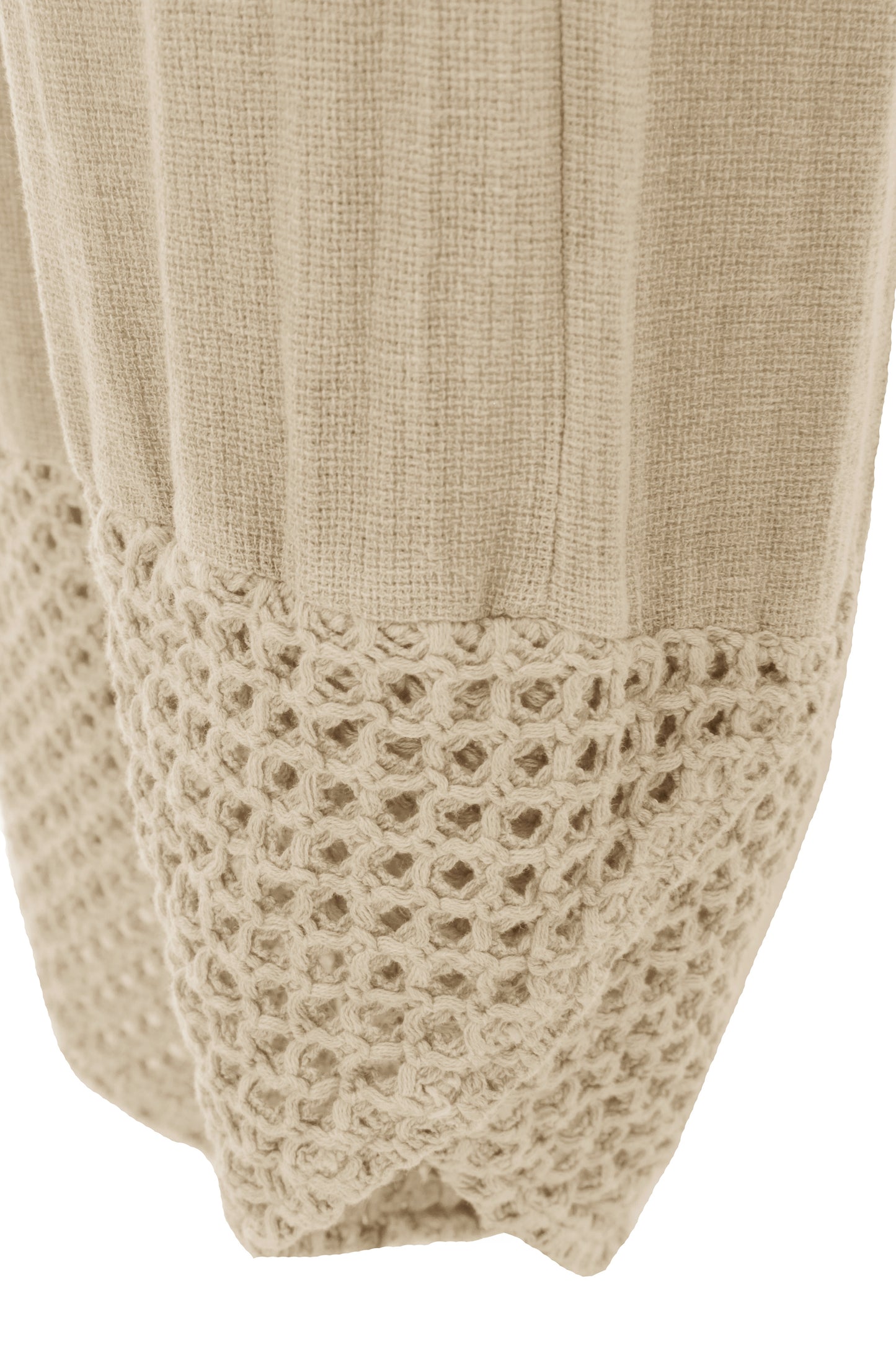 2 Crochet Pocket Barrel Leg Teabag Trouser