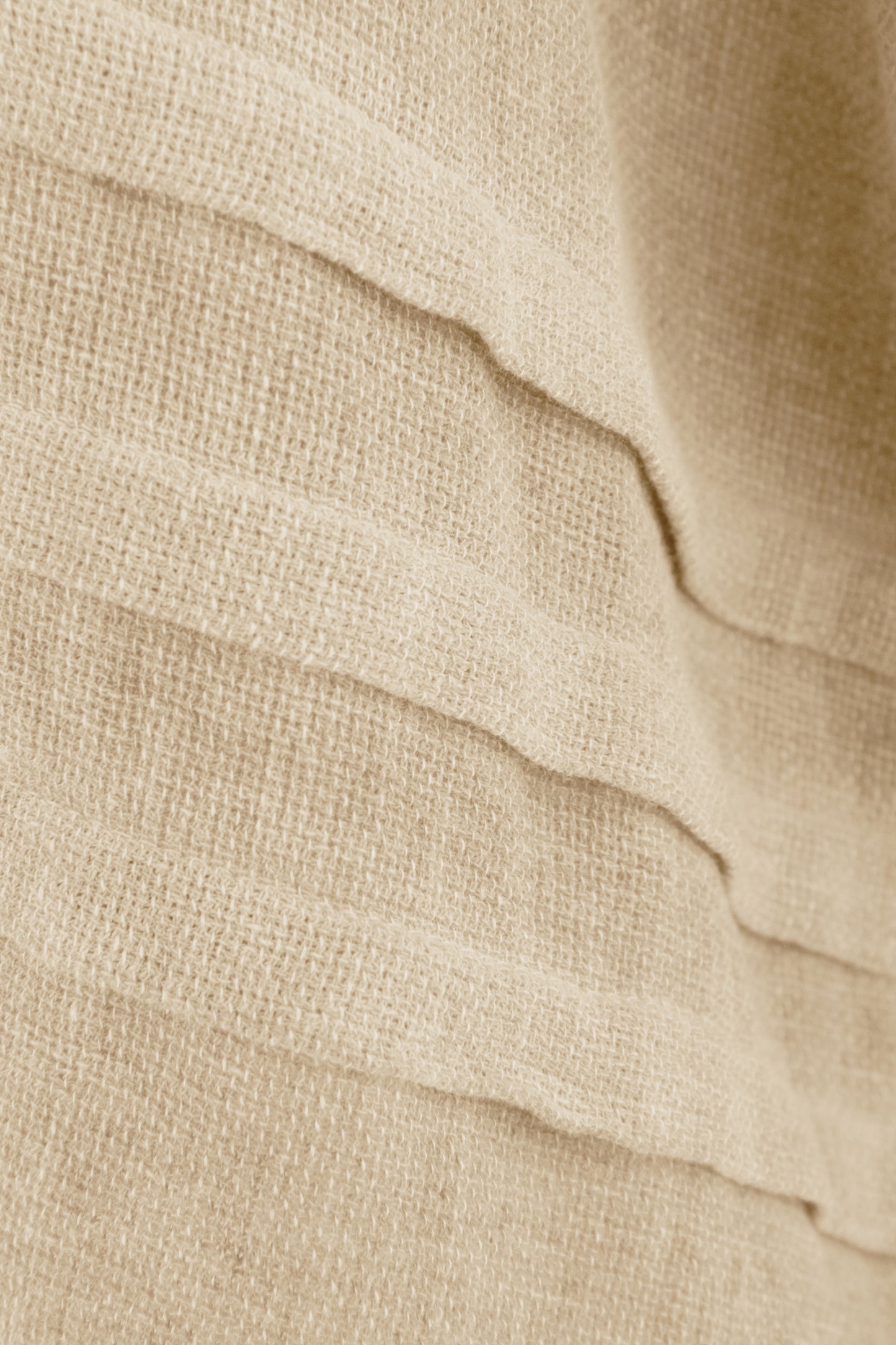 Pleat Detail Teabag Linen Top