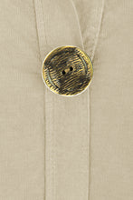Load image into Gallery viewer, One Button Detail Corduroy Top
