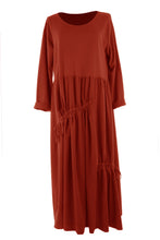 Load image into Gallery viewer, Ruched Detail Corduroy Midi
