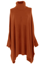 Load image into Gallery viewer, Polo Neck Ribbed Star Jumper
