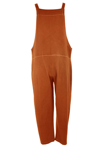 Acid Wash Jersey Dungarees