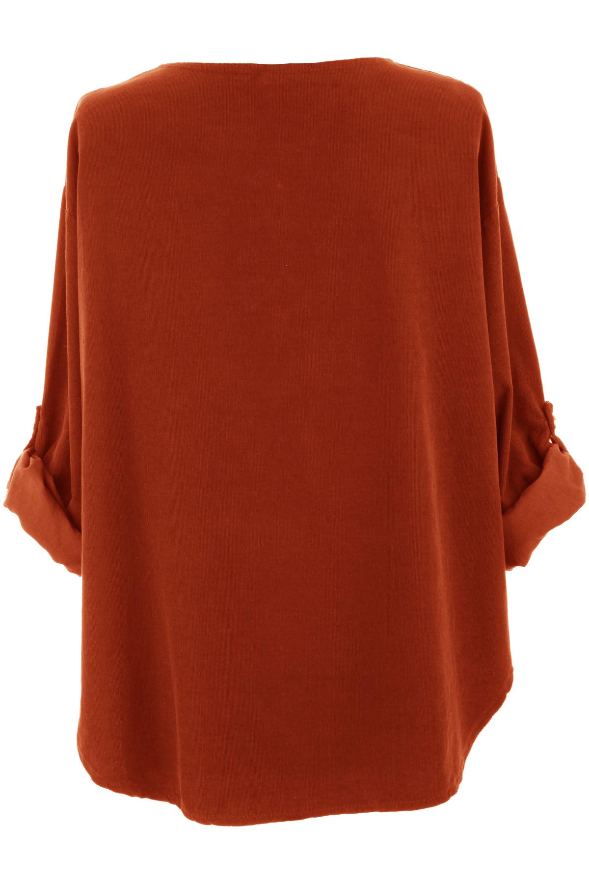 Button Detail Layer Corduroy Top
