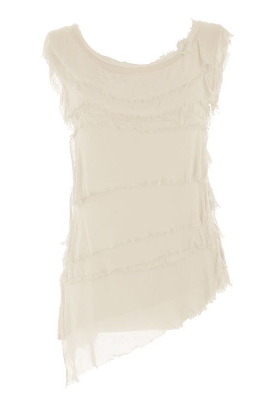 Sleeveless Rara Silk Top