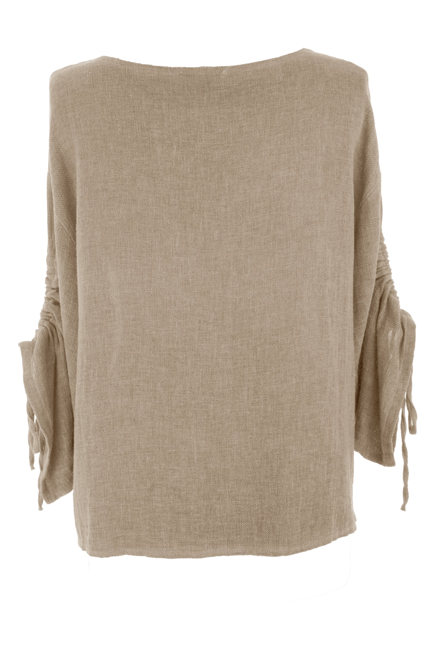 Ruched Sleeve Teabag Top