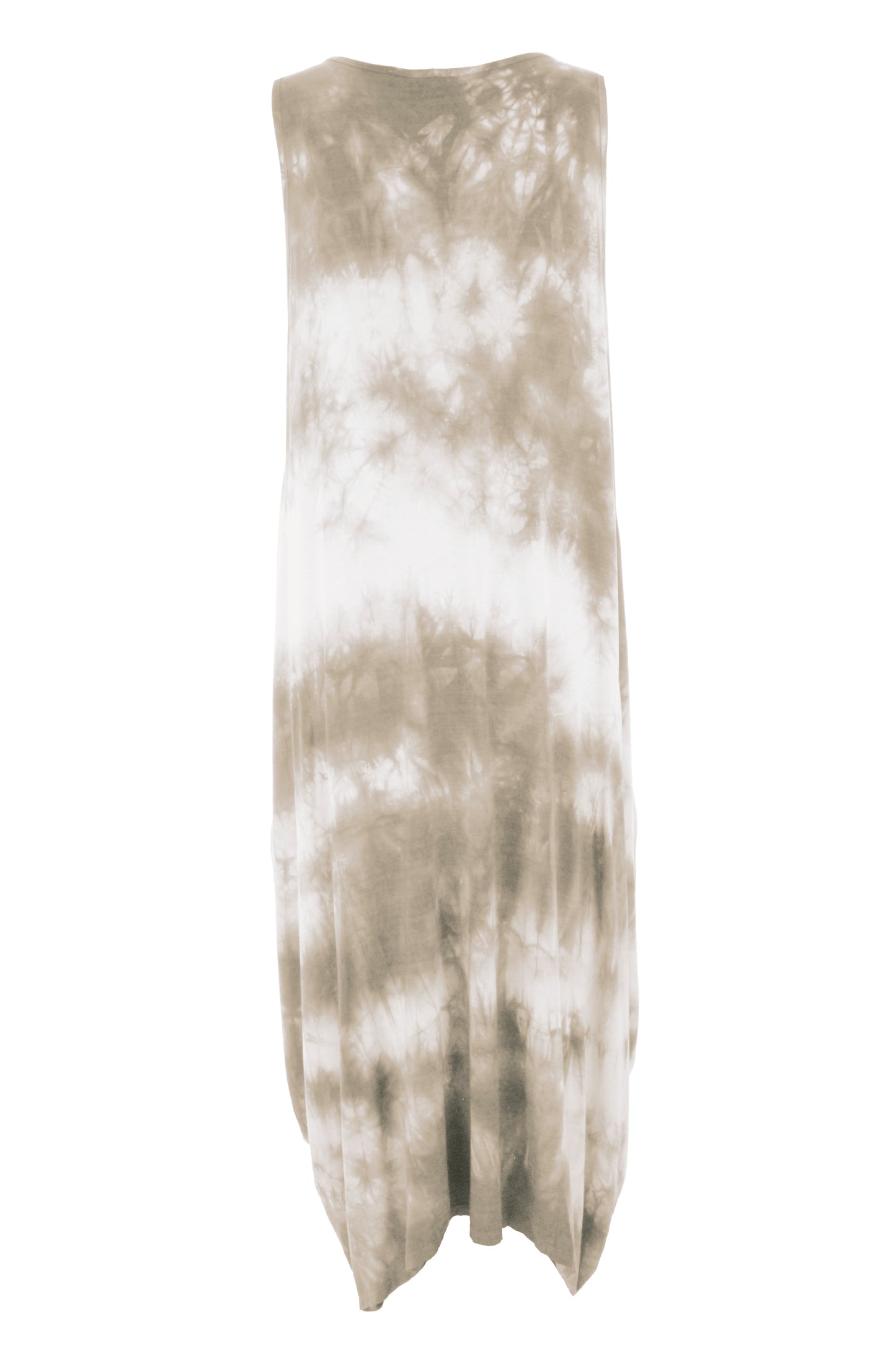 Sleeveless Tie Dye Midi Dress