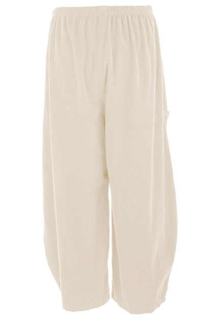 2 Slit Pocket Barrel Leg Corduroy Trouser