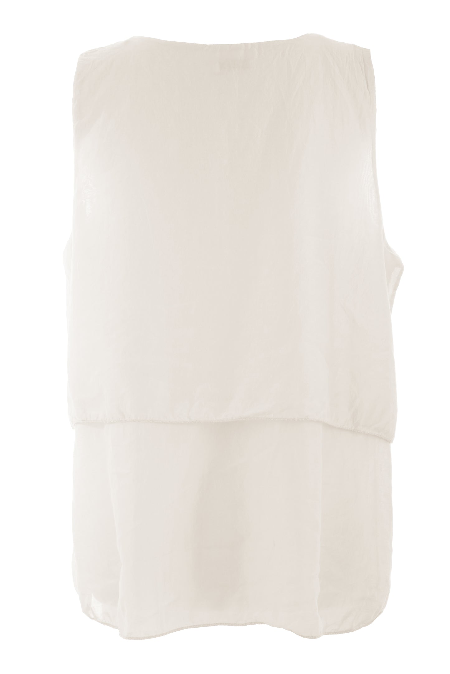 Flap Detail Silk Top