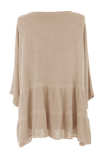 Load image into Gallery viewer, Tiered Teabag Linen Top
