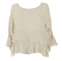 Load image into Gallery viewer, Frill Hem Crop Top
