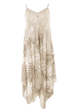 Load image into Gallery viewer, Palm Print Hanky Dress
