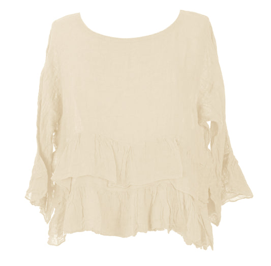 Frill Hem Crop Top