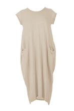 Load image into Gallery viewer, Cap Sleeve 2 Pocket Cotton Midi
