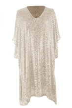 Load image into Gallery viewer, V Neck Sequin Dress
