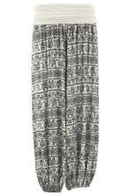 Load image into Gallery viewer, Elephant Print Harem Trouser
